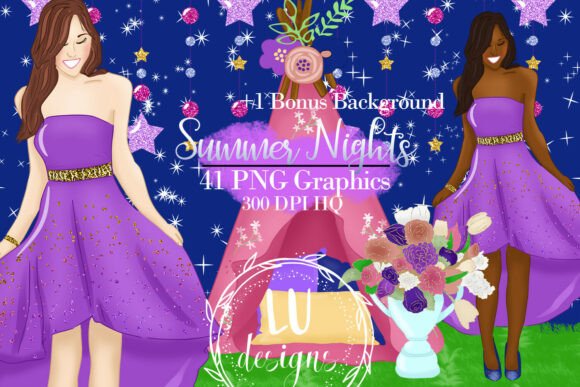 Download Summer Nights Clipart, Starry Night PNG - Premium Resources
