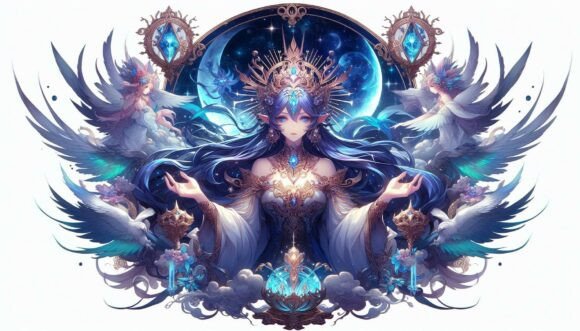 Download Moon Goddess Starry Embrace - Premium Bundle